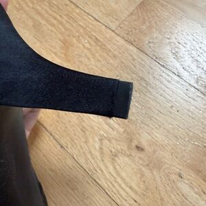 Liz Claiborne Black Satin Heels